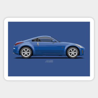 350Z Z33 Blue Magnet